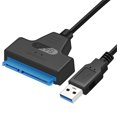 thumbnail image 3 of Graflsoa USB-C to SATA III Adapter Cable for 2.5" HDD/SSD, Plug & Play, 6Gbps Transfer Speed, Compact Design, Black, 3 of 6