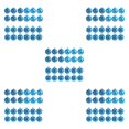 thumbnail image 3 of relayinert 24pcs/set Wide Application Wedding Party Home Decor Durable And Reliable lake blue 5Set, 3 of 6