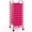 Hot Pink, variant on Costway 10 Drawer Rolling Storage Cart Scrapbook Paper Office School Organizer Black