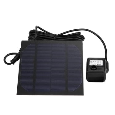 EGNMCR Solar Water Panel Power Pump Kit Pool Garden Pond Watering Submersible Solar Pump