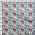thumbnail image 4 of oneOone Polyester Spandex Light Blue Fabric Beach Fabric For Sewing Printed Craft Fabric By The Yard 56 Inch Wide, 4 of 4