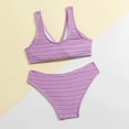 thumbnail image 5 of Kid Girl Swimsuit 2 Piece Cute Bikini Swimsuit Ruffle Floral Pattern Bathing Suits 11-12 Years, 5 of 5