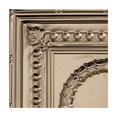 thumbnail image 2 of Fasade Easy Installation Rosette Brushed Nickel Glue Up Ceiling Tile/ Ceiling Panel (12" X 12" Sample), 2 of 3