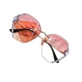 thumbnail image 4 of kurtrusly Vintage Frameless Glasses Fashion Statement Scratch Resistant pink 5Set, 4 of 6