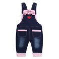 thumbnail image 2 of KIDSCOOL SPACE Baby 3D Bunny Cartoon Soft Cotton Knitted Jeans Overalls 18M, 2 of 6