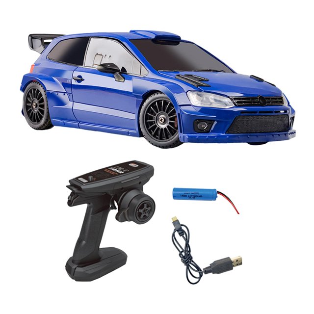 KLKCMS RC ing Car 1/28 Creative Remote Control Car for Children Kids Party Favors Blue