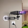 thumbnail image 4 of i Kito Projector Stand Wall Mount, Foldable Projector Mount Wall Mounted Projector Stand Silver, 4 of 5