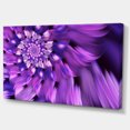 thumbnail image 2 of Art Fractal en Forme de Fleur Bleue - Impression sur Toile Florale, 2 of 4