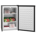 thumbnail image 1 of HOMCOM Compact Upright Freezer 3Cu.Ft Mini Freezer, Silver, 1 of 9