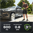 thumbnail image 3 of Greenworks 24V 600PSI Pressure Washer (Tool Only), 3 of 10