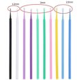thumbnail image 4 of 100 PCS Disposable Micro Brush SwaApplicators Eyelash Extension Mascara Wands (Yellow), 4 of 4