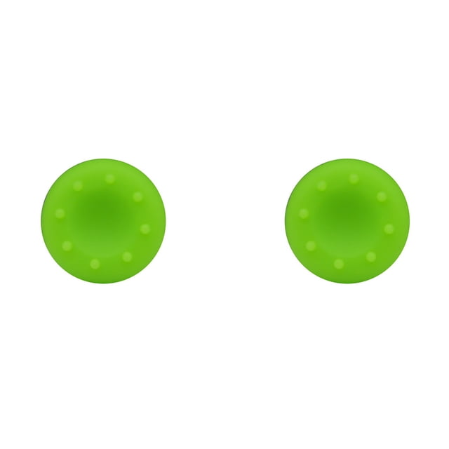Lot de 2 Capuchons de Joystick en Silicone pour Manette de Jeu Accessoires de Contrôleur Pièces de Remplacement Remplacement pour Xbox One Vert