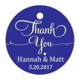 thumbnail image 1 of 100 Pcs Papier Cadeau Rond Personnalisé Merci à Suspendre Tags Cadeaux de Mariage Personnalisés Tags, 1 of 1