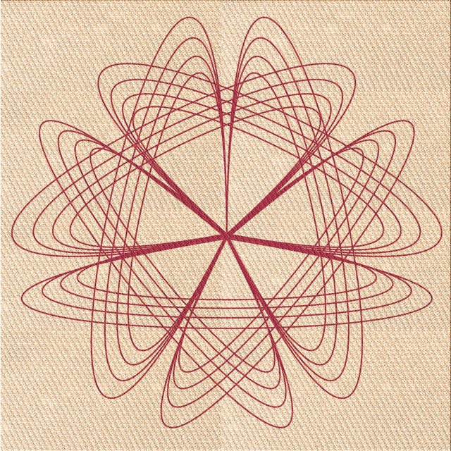 Ahgly Company Tapis d'Intérieur Lavable à la Machine, Carré, Transitionnel, Pêche Beige, Tapis de Zone, 6 Pieds Carré