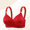 thumbnail image 1 of Weiqiqre Sports Bras for Women Back Fat Smoothing Bra Lace Underwire Full Coverage Padded Bras with Support, 1 of 8