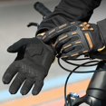 thumbnail image 4 of Miulika Full Finger Touchscreen Motorcycle Gloves Shock Absorption Anti-Slip Finger Black Orange M, 4 of 9