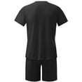 thumbnail image 4 of Ensemble Décontracté pour Hommes 2 Pcs : T-Shirts à Manches Courtes et Shorts de Sport Ajustés, 4 of 9
