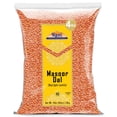 thumbnail image 1 of Rani Masoor Dal (Lentilles Rouges Indiennes) Gramme Décortiqué, 64oz (4lbs) 1.81kg - Tout Naturel / Compatible Sans Gluten / non-OGM / Casher / Végétalien / Origine Indienne, 1 of 10