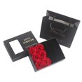 thumbnail image 2 of lionlar Rose Flower Jewelry Box Jewelry Storage Case for Birthday Wedding Valentines Black, 2 of 9