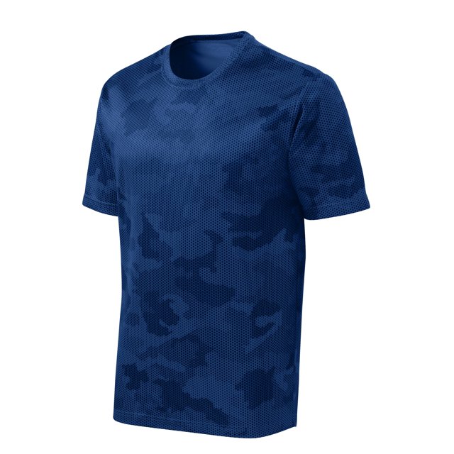 Gravity Threads CamoHex T-Shirt à Manches Courtes - Royal - 3TG