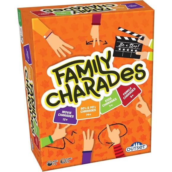 Outset Media Family Charades Card Game, 2+ Teams, Ages 8 & up