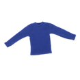 thumbnail image 3 of Chemise Mini à Manches Longues à l'Échelle 1/12 Durable Mode Décontractée Uniforme Tenue Costume Bleu, 3 of 8