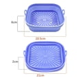 thumbnail image 2 of Silicone Air Fryer Silicone Pot Basket Liners Safe Oven Baking Tray Non-Stick, 2 of 6