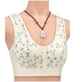 thumbnail image 4 of Womens Printed Non-Steel Ring Seamless Ice Silk Front Buckle Vest-Style Underwear, 4 of 9