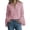 Pink, variant on Yigetop Blusas Elegantes Para Mujer Women's Long Sleeve Dressy Tops Elegant Lace Bell Sleeve Blouse Casual Work Evening Party Dressy Tops for Women White S
