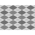thumbnail image 1 of Ahgly Company Machine Washable Indoor Rectangle Transitional Sonic Silver Gray Area Rugs, 5' x 8', 1 of 7