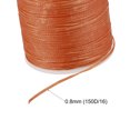 thumbnail image 3 of Unique Bargains Burnt Orange Polyester Waxed Leather Sewing Thread, 98 Yards, 3 of 5