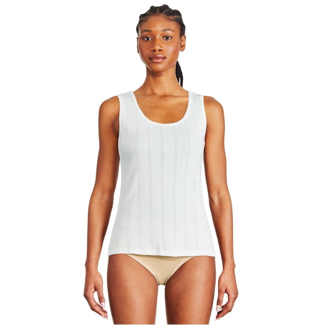George Women's Pointelle Rib Cami
