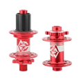 thumbnail image 3 of 1 Paire de Dents de Roue Arrière avant Roue Libre Moyeu Vélo de Montagne de Remplacement 32 Trous Portant Roue Libre 100/142mm Bicyclettes Remplaçant les Pièces Rouge, 3 of 7