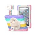 thumbnail image 1 of Amazon All-New Kindle Fire 7 Tablet (12th Generation, 2022 Release) Case Heavy Duty Shockproof Protective Case for All-New Kindle Fire 7 inch with Stand, Handle Hand Strap & Shoulder Strap, 1 of 7