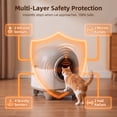 thumbnail image 3 of Homall Self Cleaning cat Litter Box with App Control, Automatic Cat Litter Box for Multiple Cats with Safety Protection/A Complimentary Garbage Bag, 3 of 9