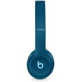 thumbnail image 2 of Restored Beats Solo3 Wireless On-Ear Headphones - W1 Chip, Class 1 Bluetooth, 40 Hours of Listening Time, Built-In Microphone and Controls - Pop Collection - (Pop Blue), 2 of 8