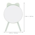 thumbnail image 3 of MasteelfCA 1pc Cat Ear Dorm Mirror Girl Makeup Mirror Decorative Tripod Based Mirror, 3 of 8
