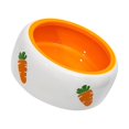 thumbnail image 4 of fastboy Non Slip Rabbit Feeder Bowl Feeding Basin for Hedgehog Gerbils Puppy Kitten 11cmx4.5cm Round, 4 of 9