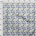 thumbnail image 3 of oneOone Polyester Spandex Blue Fabric Animal Cat Sewing Craft Projects Fabric Prints By Yard 56 Inch Wide, 3 of 4