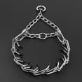 thumbnail image 1 of LSLJS Collier pour Chien en Métal avec Boucle de Sécurité, Collier avec Chaînes Collier pour Chien, Collier d'Entraînement à la Marche en Acier Inoxydable Robuste et Résistant à la Mastication, 1 of 5
