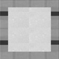 thumbnail image 1 of Ahgly Company Machine Washable Indoor Square Transitional Gunmetal Gray Area Rugs, 5' Square, 1 of 7