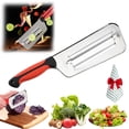 thumbnail image 2 of Multifunctional Vegetable Cutter Slicer Stainless Steel Kitchen Tool for Efficient Peeling Chopping and Fruits Vegetables, 2 of 8