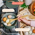 thumbnail image 4 of Beautiful by Drew Barrymore 12pc Ceramic Non-Stick Cookware Set, 4 of 9
