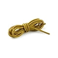 thumbnail image 2 of INSPIRE CHIC Unisex Round Rope Dual Colored Striped 1/5 Thick Boot Shoelace 120cm / 47.24" Gold Yellow Brown, 2 of 4