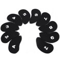 thumbnail image 1 of facefd 10 Pcs Housse de Tête de Club de Golf Housse de Tête de Club de Golf Housse de Tête de Putter en Fer Ensemble de Protection, 1 of 4