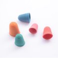 thumbnail image 2 of Fingertips Covers Anti-fingerprint Protector Heat Reading Writing Resistant Anti-skid Set Gloves Elastic Sleeve Reading Money Counting Blue M, 2 of 8