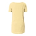 thumbnail image 5 of Timegard Hauts pour Femmes Col Rond Manches Courtes Tuniques pour Porter avec des Leggings Mi-Longs T-Shirts Confortables Été, 5 of 5