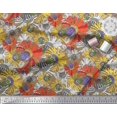 thumbnail image 3 of Soimoi Polyester Crepe Fabric Flower Artistic Print Fabric by The Yard 42 Inch Wide, 3 of 3