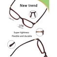 thumbnail image 4 of LifeArt Blue Light Blocking Computer Reading Glasses with Transparent Lens for Women/Men, 4 of 9