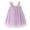 Purple, variant on Zwiiyzr 2025 Kids Toddler Baby Girls Layered Tulle Twirl Dress Tie Shoulder Cute Summer Mesh Sequin Star Rainbow Suspenders Skirt for 6 Months-5 Years Baby Clothes Pink